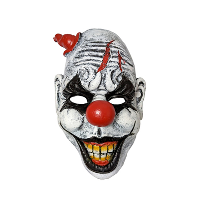 Sinister Grinning Clown Halloween Face Mask