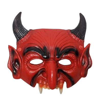 Halloween Red Devil Face Mask