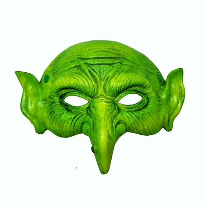 Halloween Green Goblin Face Mask