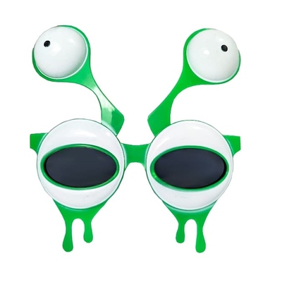 Green Eyes Alien Party Novelty Glasses