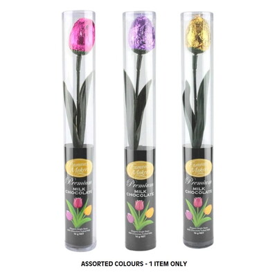 Milk Chocolate Tulip in Cylinder 16g Valentine's Day Pk 1