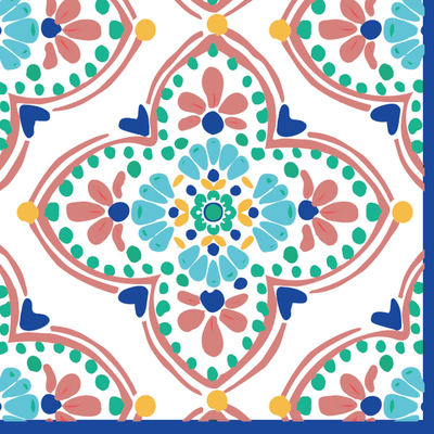 Boho Vibes 2 Ply Beverage Napkins (Pk 16)