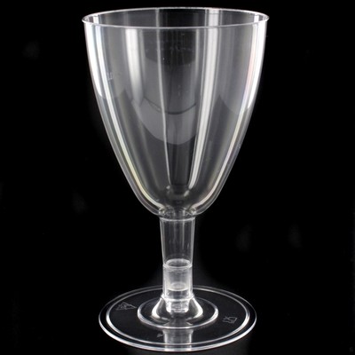 Plastic Wine Glasses - 170ml 6oz Pk 8 