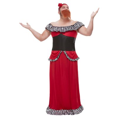 Adult Bearded Lady Costume (Large, 42-44in) Pk 1