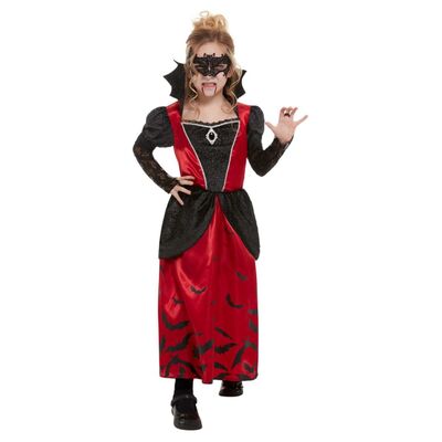 Child Halloween Vampiress Dress Costume (Small, 4-6 Yrs)
