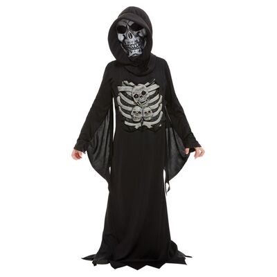 Child Skull Reaper Halloween Costume (Large, 10-12 Yrs)