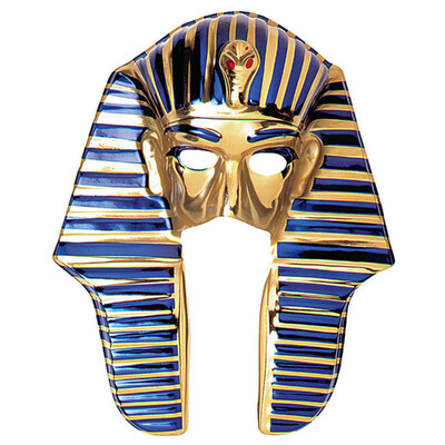 Tutankhamun Egyptian Pharaoh PVC Mask | Ancient Egypt Costume Face Mask