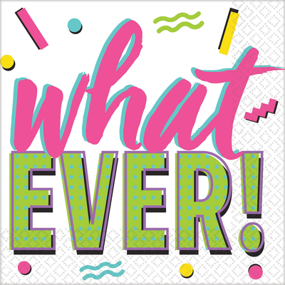 Awesome Party What Ever 2 Ply Lunch Napkins Pk 16