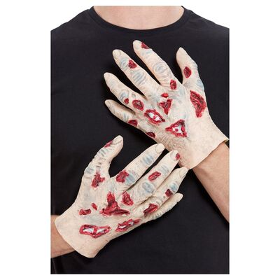 Adult Latex Halloween Zombie Hands Gloves (1 Pair)