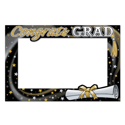 Graduation Photo Fun Frame Prop (39cm x 60cm) Pk 1