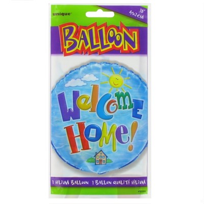 Balloon Foil 18in Welcome Home Pk1 