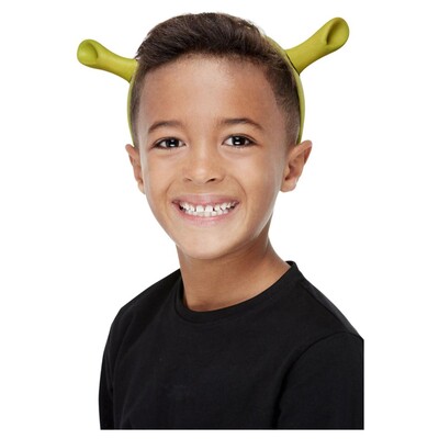 Child Shrek Ears on Headband Pk 1