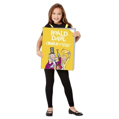 Child Chocolate Factory Book Tabard Costume (One Size) Pk 1
