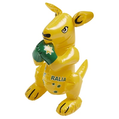 Inflatable Yellow & Green Boxing Kangaroo 40cm