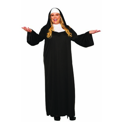 Adult Nun Costume (One Size / Plus Size) Pk 1 