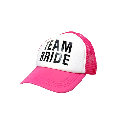 Hot Pink Team Bride Cap Hat