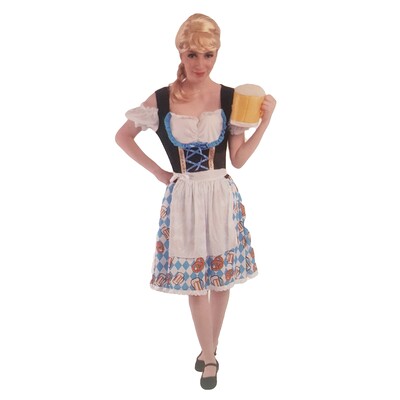 Adult Pretzel & Beer Girl Oktoberfest Costume (Medium)