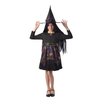 Child Spider Witch Halloween Costume (Medium)