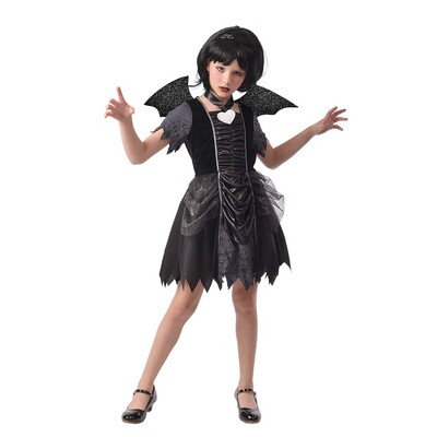 Child Halloween Vampire Bat Girl Costume (Medium)