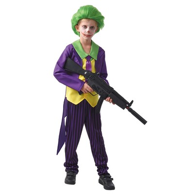 Child Crazy Clown Halloween Costume (Large)