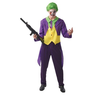 Adult Crazy Clown Halloween Costume (Large)