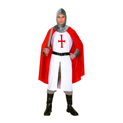 Adult Mens St George Knight Crusader Costume (Large)