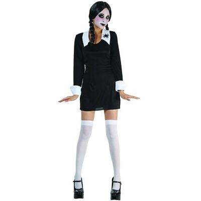 Adult Creepy School Girl Halloween Costume (Large)