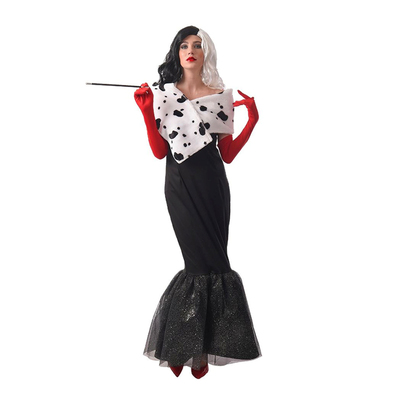 Adult Evil Dalmatian Lady Costume (Large) Pk 1