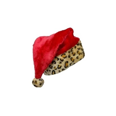 Santa Christmas Hat with Animal Trim (Pk 1)