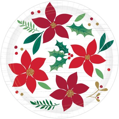 Christmas Wishes 7in Paper Plates (Pk 8)