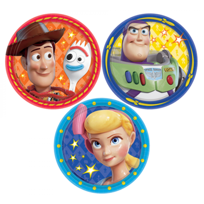 Toy Story 4 7in. Assorted Design Paper Plates Pk 8