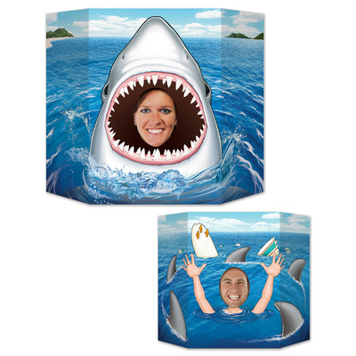 Shark Double Sided Photo Prop Pk 1 (1 PROP ONLY)