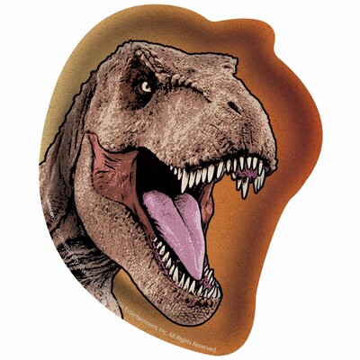Jurassic World T-Rex Dinosaur 7in Shaped Paper Plates Pk 8