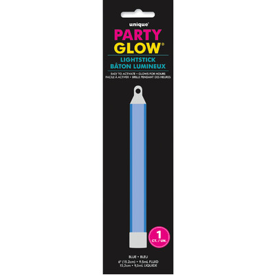 Blue Glow Lightstick 15cm (Pk 1)  