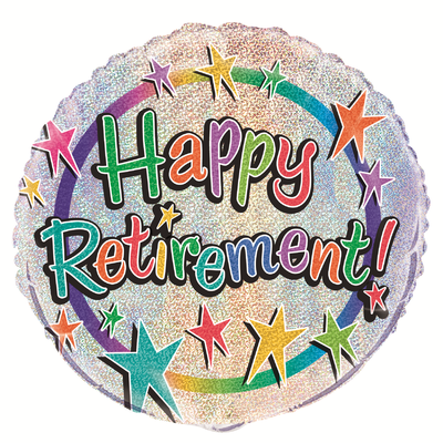 Happy Retirement 18in Foil Balloon Pk 1