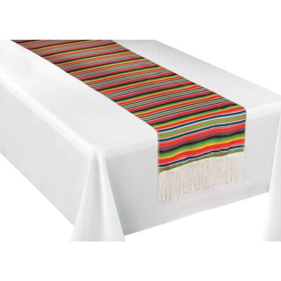 Mexican Serape Fabric Table Runner 35x183cm