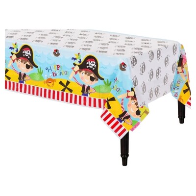 Little Pirate Birthday Plastic Table Cover 137x243cm