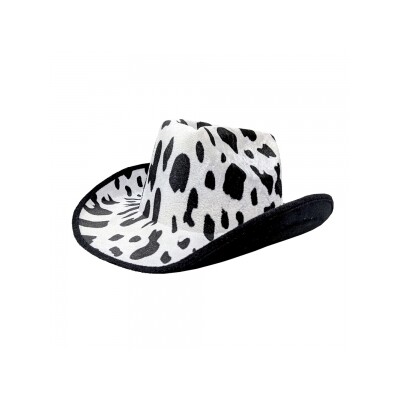 Cow Print Cowboy Hat Pk 1