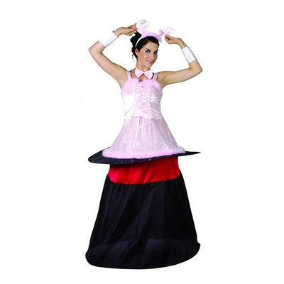 Adult Woman Miss Bunny In Hat Costume (Small)
