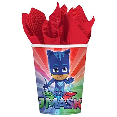 PJ Masks 9oz. Paper Cups Pk 8