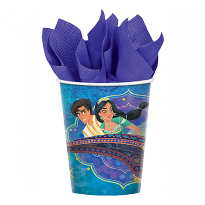 Disney Aladdin 9oz. Paper Cups Pk 8