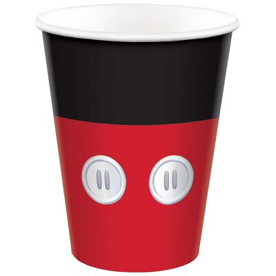 Mickey Mouse Forever Paper Cups 266ml Pk 8
