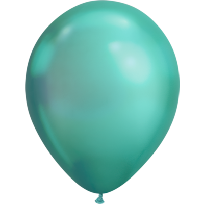 Chrome Green Latex Balloons (11in. /30cm) Pk 100