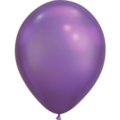 Chrome Purple Latex Balloons (11in. /30cm) Pk 100