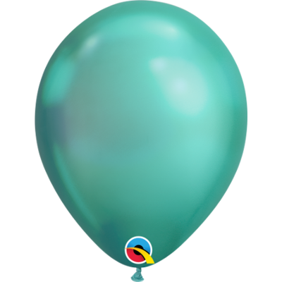 Chrome Green Latex Balloons (11in. /30cm) Pk 25