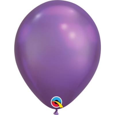 Chrome Purple Latex Balloons (11in. /30cm) Pk 25
