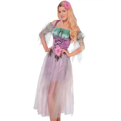 Adult Rainbow Garden Fairy Dress Costume (Medium)
