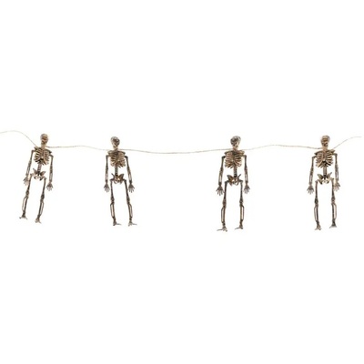 Halloween Graveyard Skeleton Garland 152cm