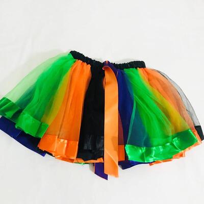 Adult Halloween Tutu with Satin Trim