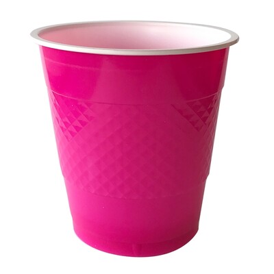 Magenta Hot Pink 12oz. Plastic Cups Pk 20